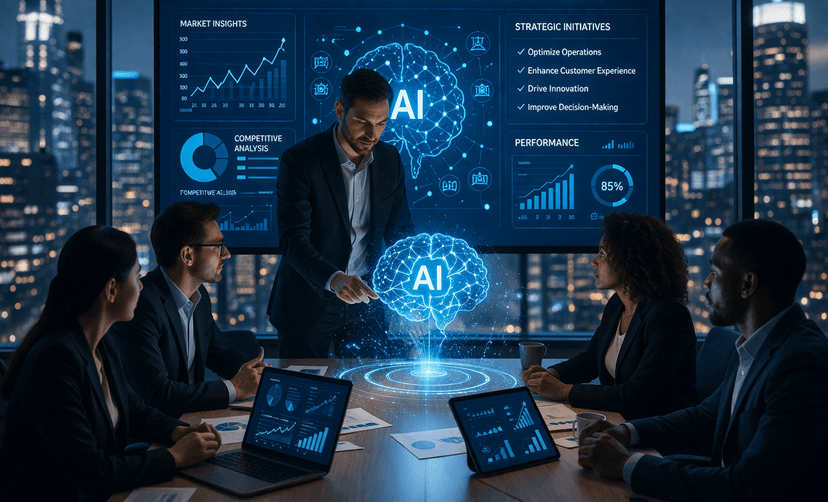 Executive Webinar : Business Strategy & AI: Interactive Session with an Expert + Practical Use case